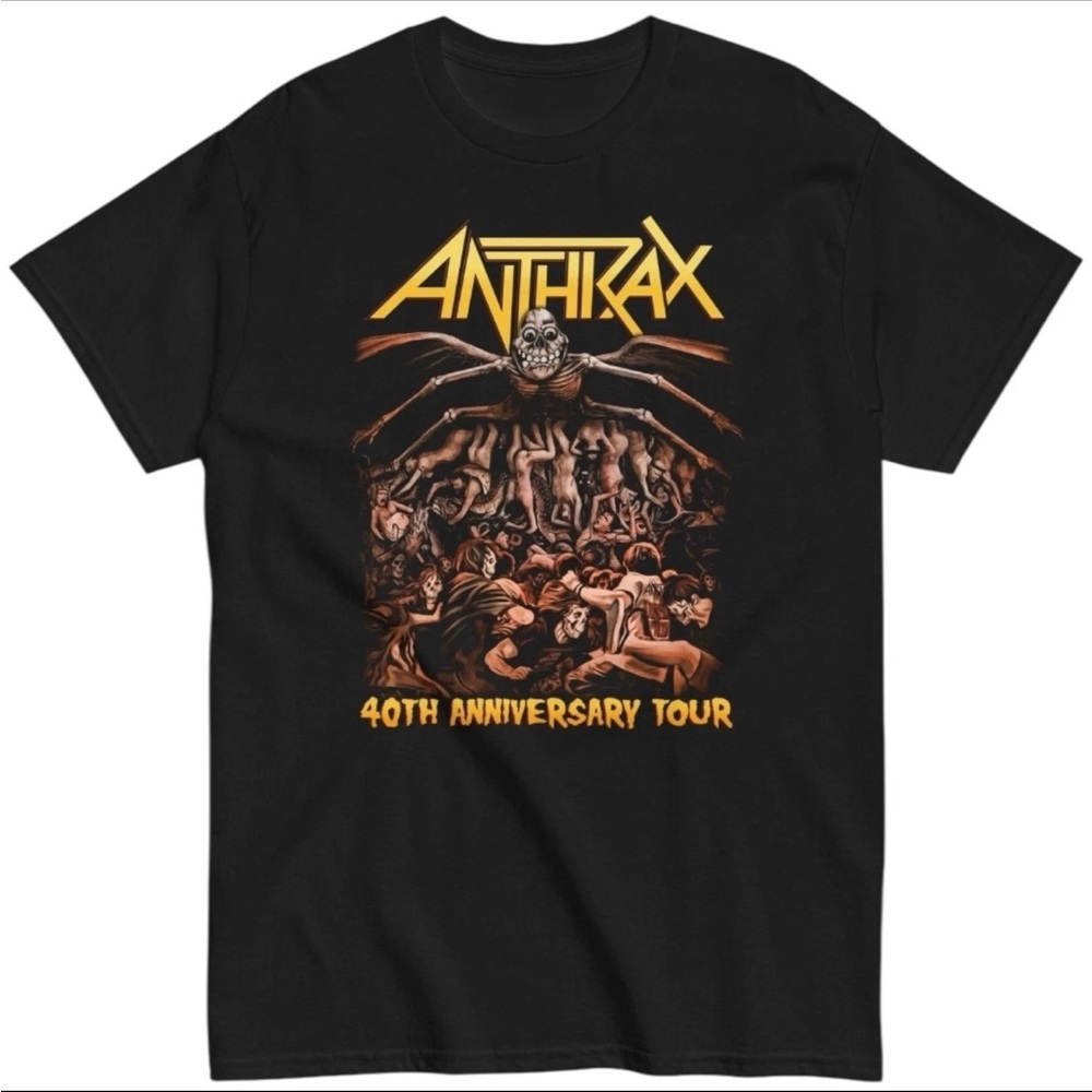 Anthrax Men's T-Shirt 40th Anniversary Tour